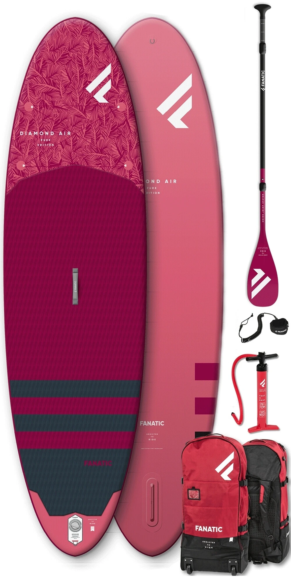 Fanatic Diamond Air SUP Package 10'4" Inflatable SUP With Paddle And Pump 3 Fanatic Diamond Air SUP Package 10'4" Inflatable SUP With Paddle And Pump