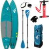 Fanatic Ray Air Pocket/Pure SUP Package 11'6"x31" Inflatable SUP With Paddle And Pump -Watersportwinkel fanatic ray air pocket pure sup package 116x31 inflatable sup with paddle and pump 1