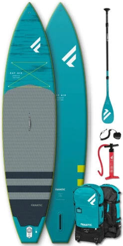 Fanatic Ray Air Premium/Pure SUP Package 12'6" Inflatable SUP With Paddle And Pump