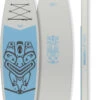 Indiana SUP 12'0 Family Pack Met 3-delige Glasvezel/Composiet Peddel, Grijs/blauw