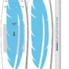 Indiana SUP 12'6 Feather Opblaasbaar SUP Board, Wit/blauw -Watersportwinkel indiana sup 126 feather inflatable sup board white blue 1