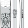 Indiana SUP 16'0 Touring Opblaasbaar SUP Board, Wit/grijs -Watersportwinkel indiana sup 160 touring inflatable sup board white black grey 1
