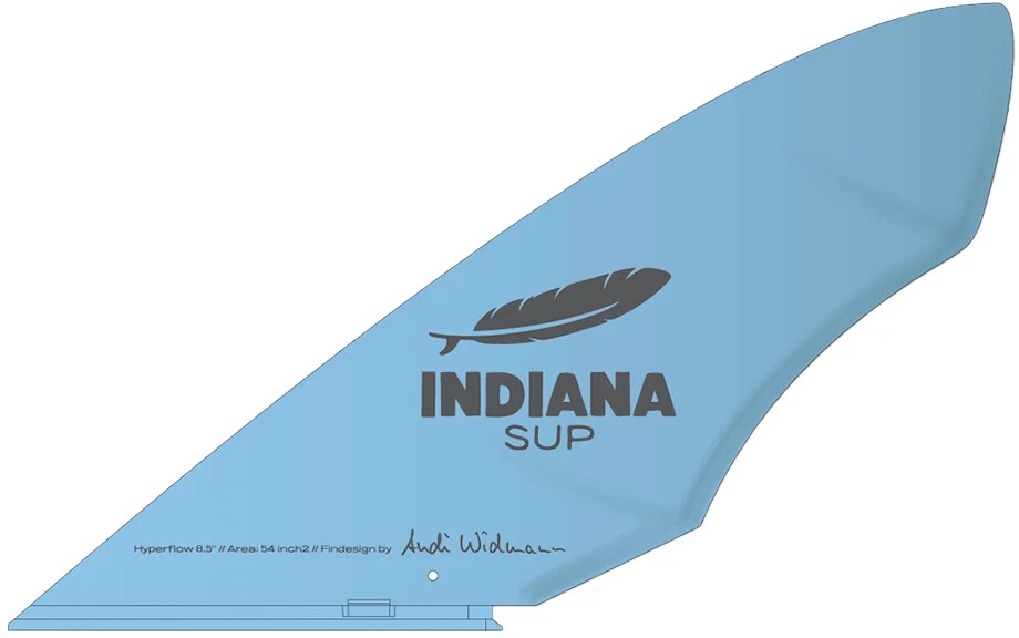 Indiana SUP 8.5'' Hyperflow PA Race Slide Fin, Blauw 3 Indiana SUP 8.5'' Hyperflow PA Race Slide Fin, Blauw