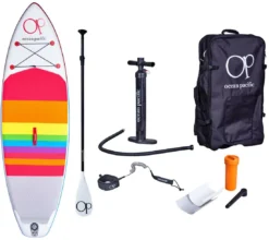 Ocean Pacific Sunset All Round 9'6 Inflatable Paddle Board -Watersportwinkel ocean pacific sunset all round 9 6 inflatable paddle board tf