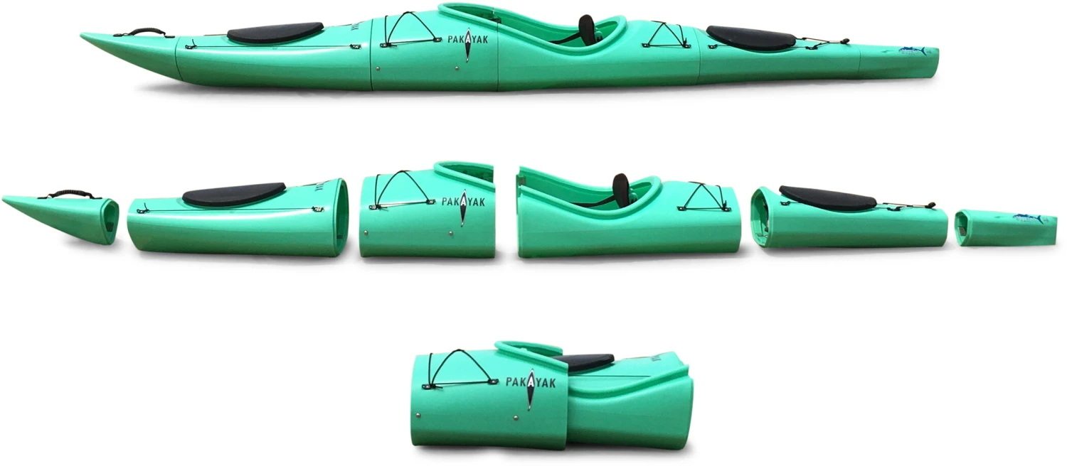 Pakayak Bluefin 14 Verpakbare Kajak, Turquoise