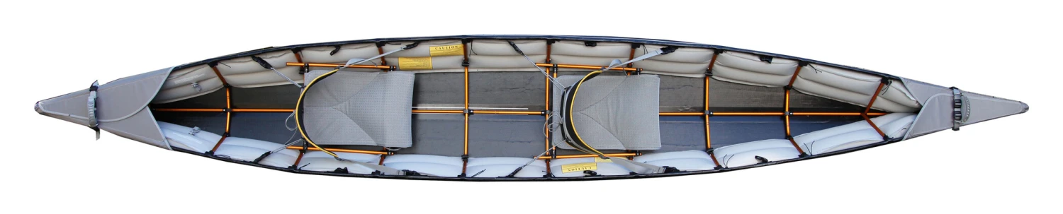 Pakboats Puffin Saranac Kajak, Zwart/grijs 3 Pakboats Puffin Saranac Kajak, Zwart/grijs