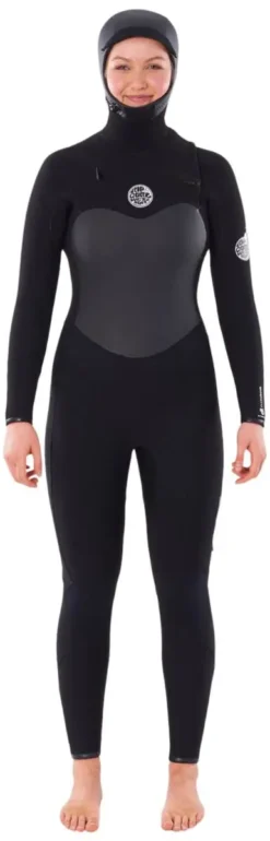 Rip Curl Flashbomb 6mm Hooded Chestzip Dames Wetsuit -Watersportwinkel rip curl flashbomb 6mm hooded chestzip womens wetsuit 2