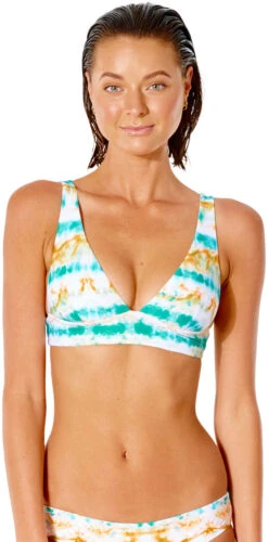 Rip Curl Summer Palm Revo Halster Dames, Wit/turquoise