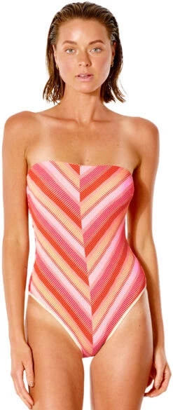 Rip Curl Sun Rays Badpak Dames, Roze/rood