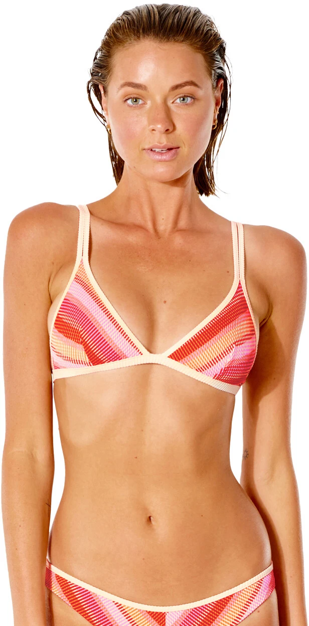 Rip Curl Sun Rays Tri Top Dames, Roze/rood 3 Rip Curl Sun Rays Tri Top Dames, Roze/rood