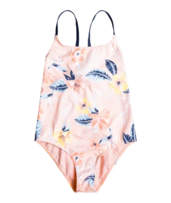 Roxy Sporty Badpak Meisjes, Roze/bont